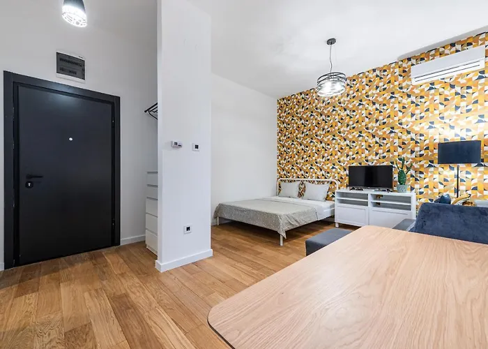 Apartman Vertigo Modern Studio-free Private Parking-fast Wi-fi *